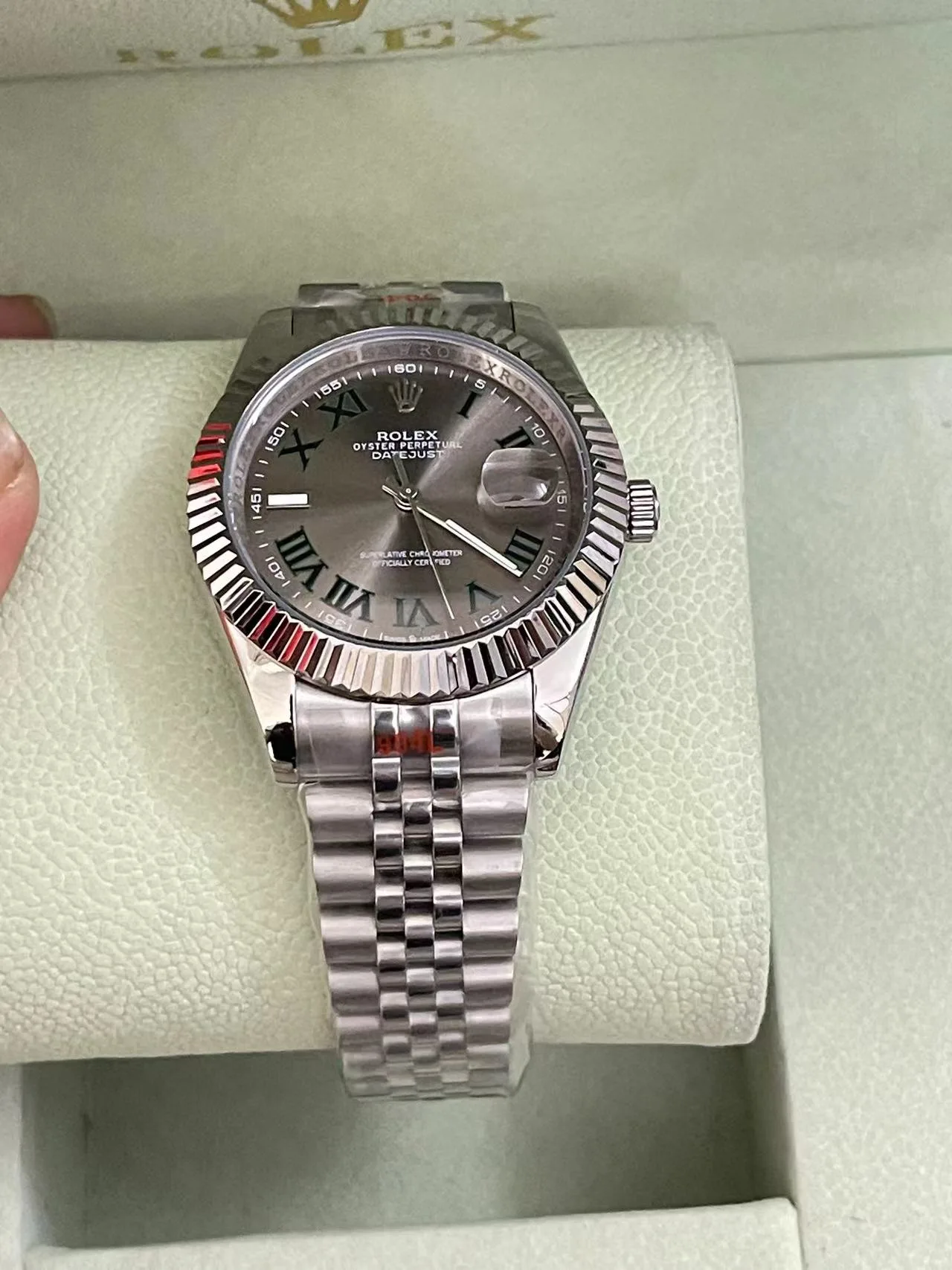 Rolex Datejust Grey Dial Automatic Men s Jubilee Watch 126334