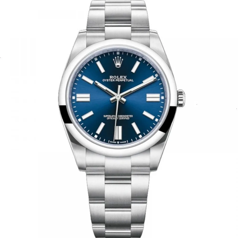 Rolex Oyster Perpetual 124300 Steel Blue Index Dial