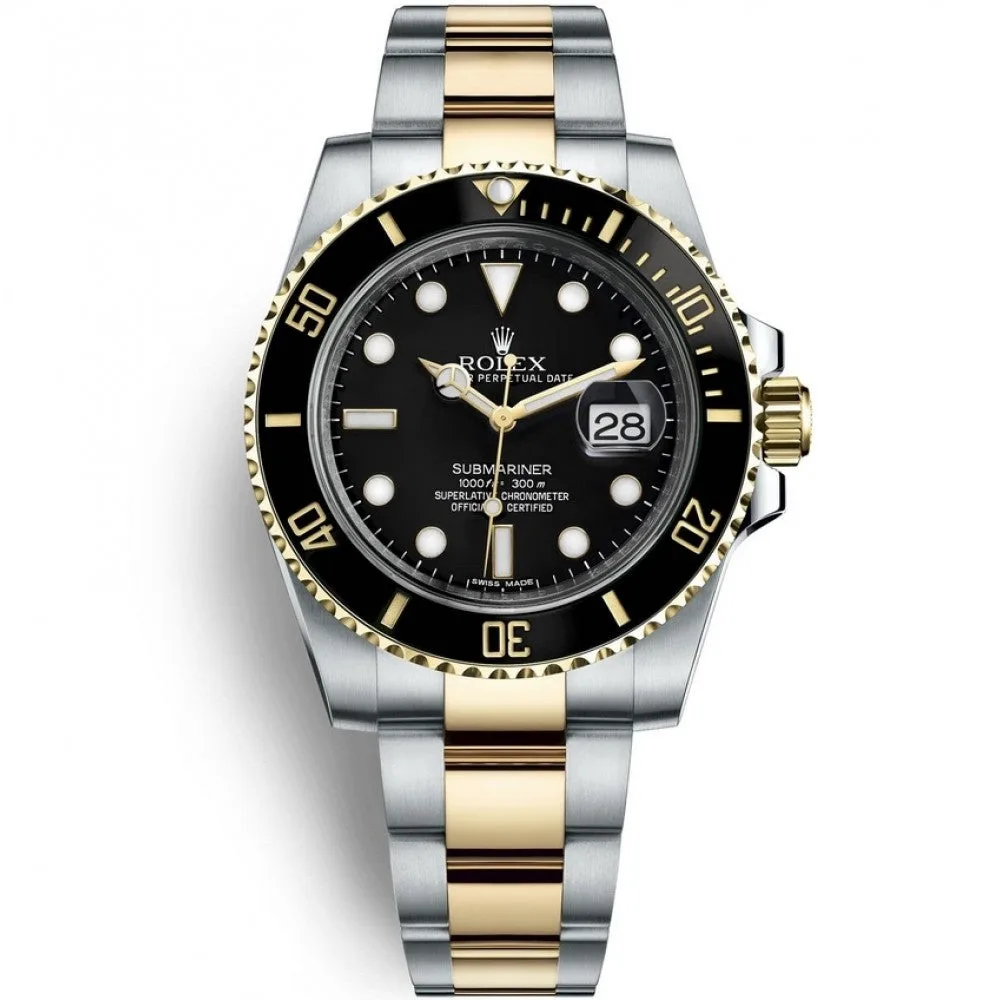 Rolex Submariner Date Gold Automatic Men s Watch 116613LN