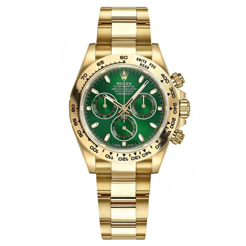 Rolex COSMOGRAPH DAYTONA 116508 Yellow Gold  John Mayer  Green Dial