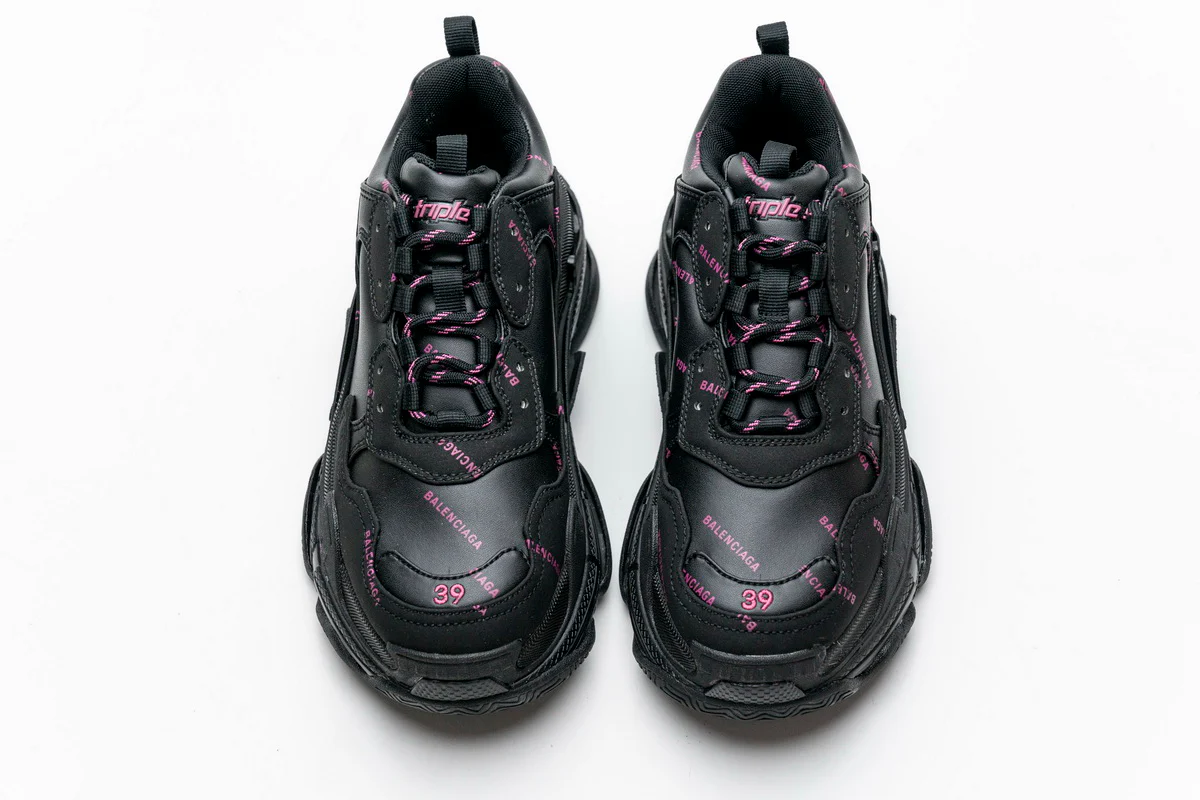 Réplica BALENCIAGA TRIPLE S PINK DETAILS