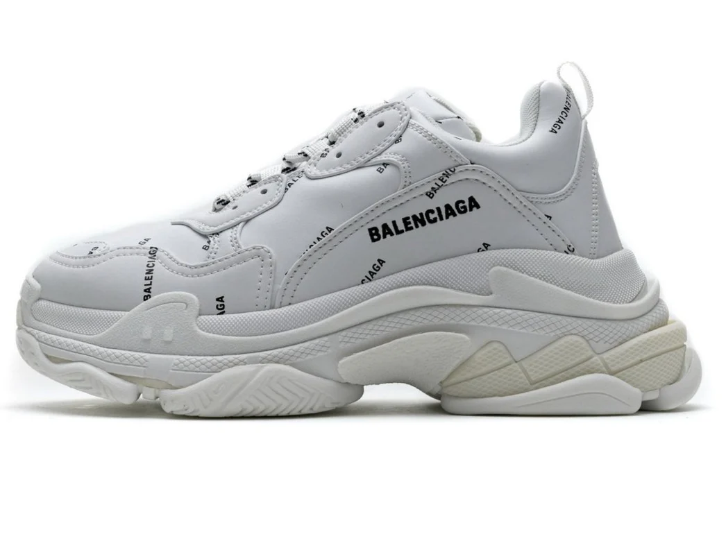 Réplica BALENCIAGA TRIPLE S WHITE DETAILS