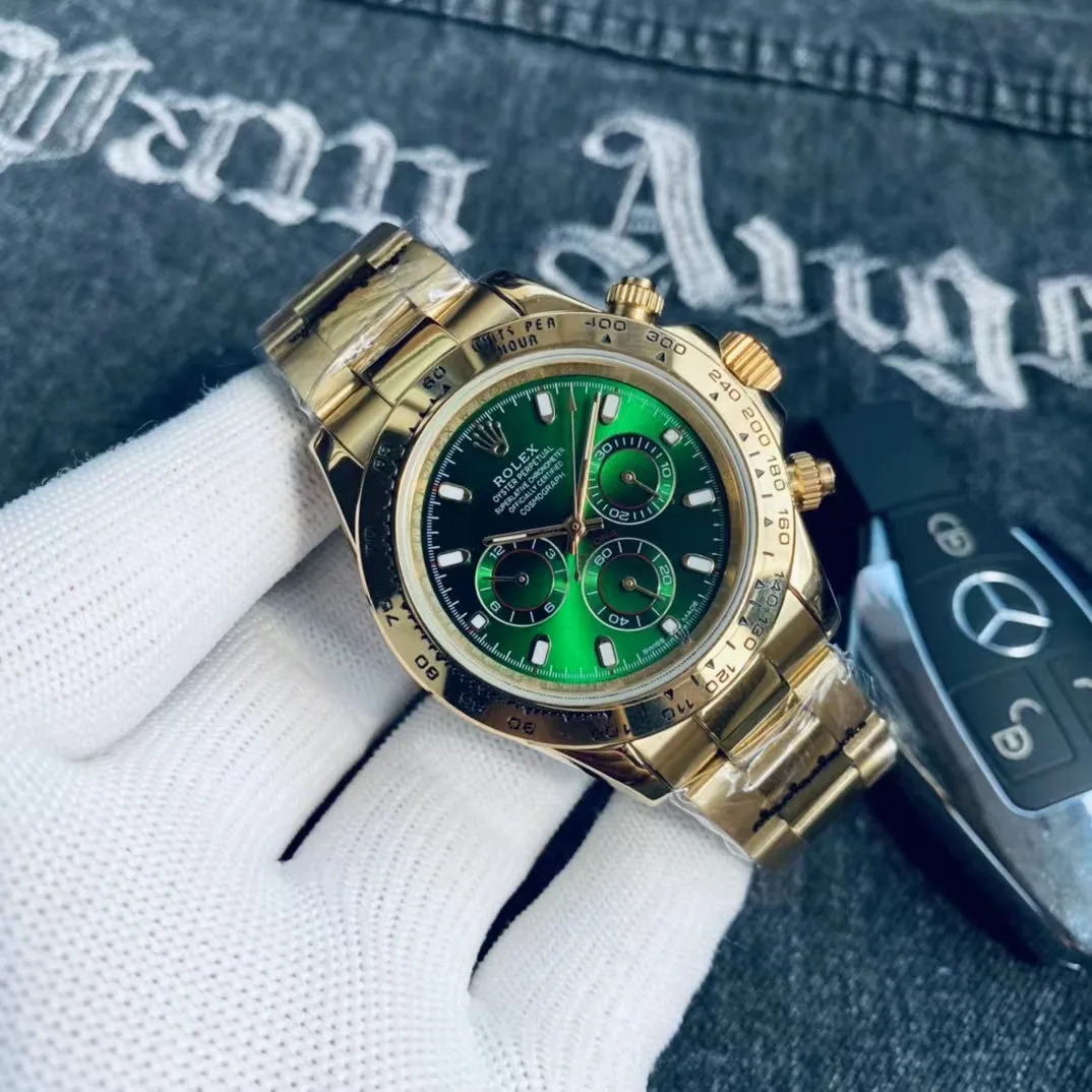 Rolex COSMOGRAPH DAYTONA 116508 Yellow Gold  John Mayer  Green Dial