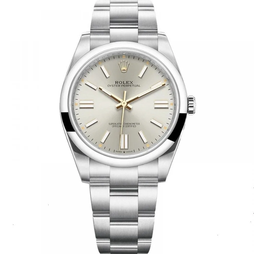 Rolex Oyster Perpetual 124300 Steel Silver Index Dial