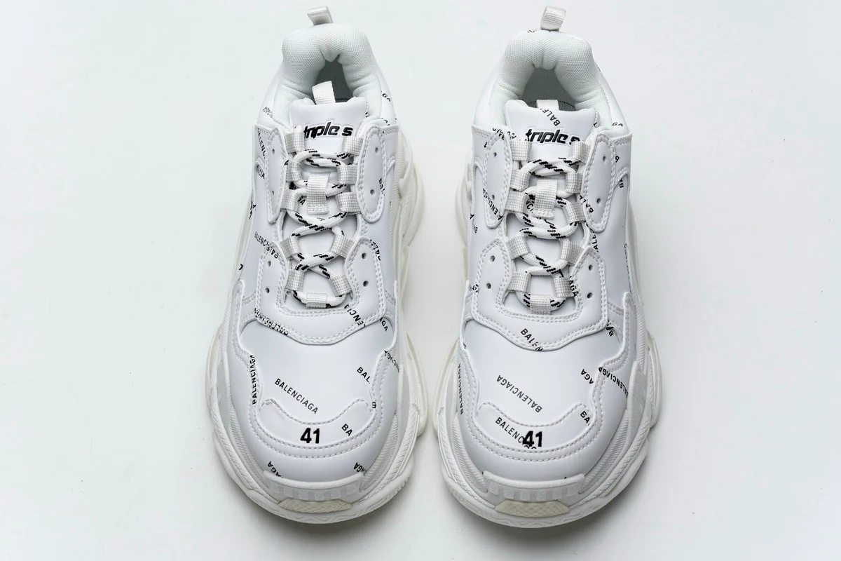 Réplica BALENCIAGA TRIPLE S WHITE DETAILS