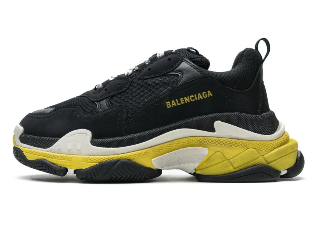 Réplica BALENCIAGA TRIPLE S BLACK & YELLOW