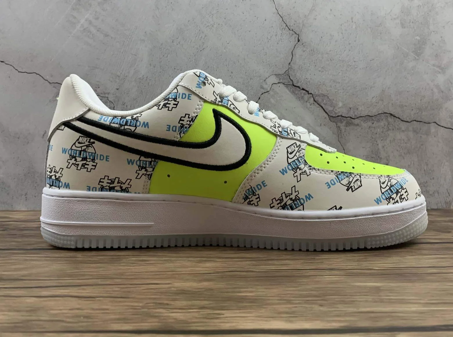 Réplica AIR FORCE 1 GREEN WORDWIDE Nike Sneaker