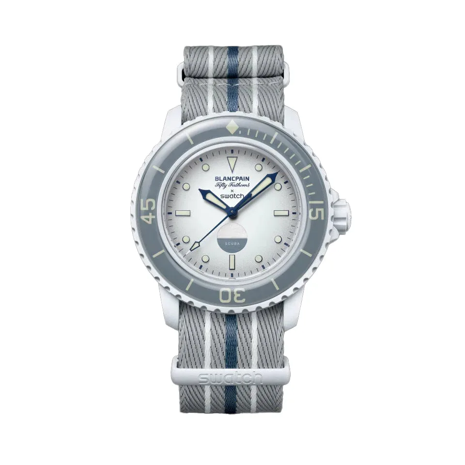 Blancpain X Swatch Scuba Fifty Fathoms Bioceramic ANTARCTIC OCEAN