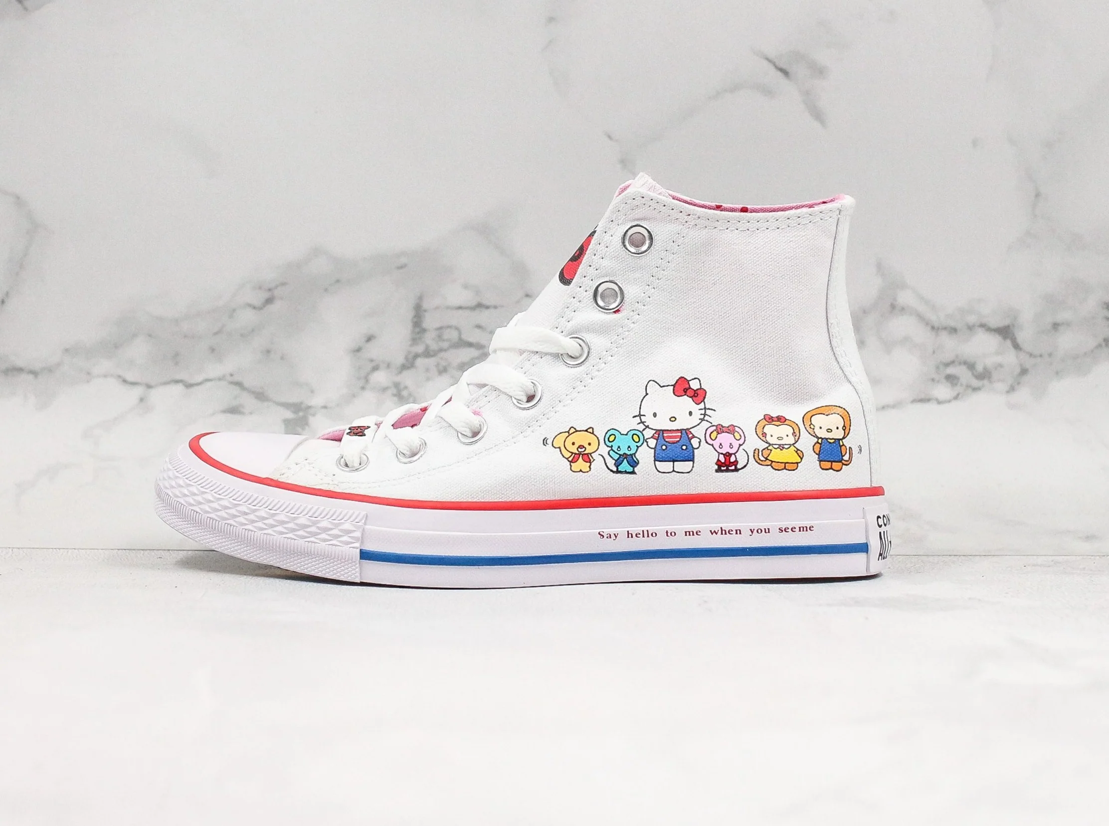 Réplica All Star Taylor 1970 Chuck - Hello Kitty Converse Shoes