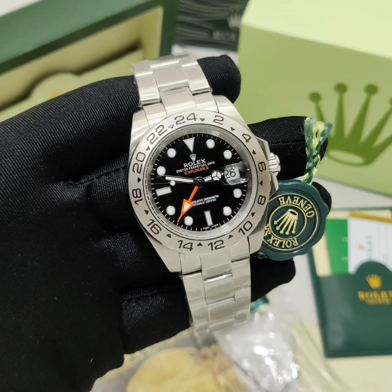 Rolex EXPLORER II Black Dial Automatic Men s Watch 226570