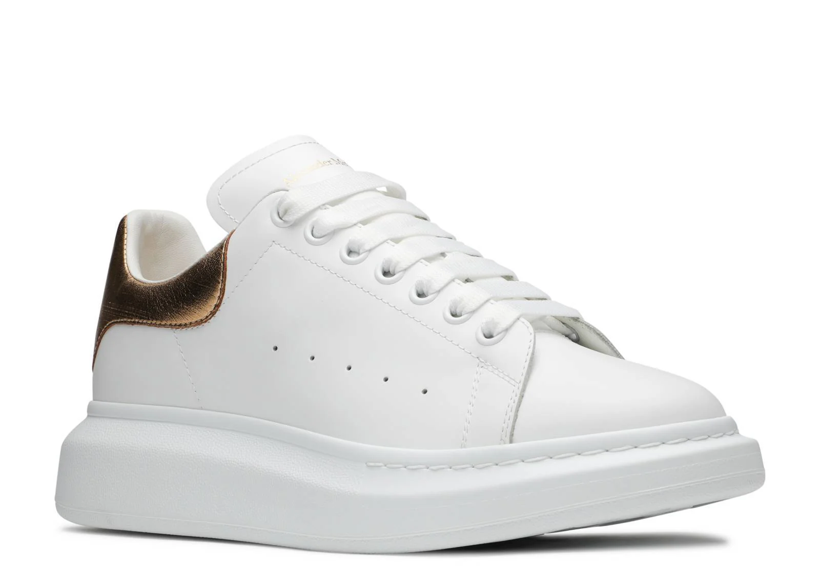 Réplica MCQUEEN OVERSIZED SNEAKER WHITE GOLD
