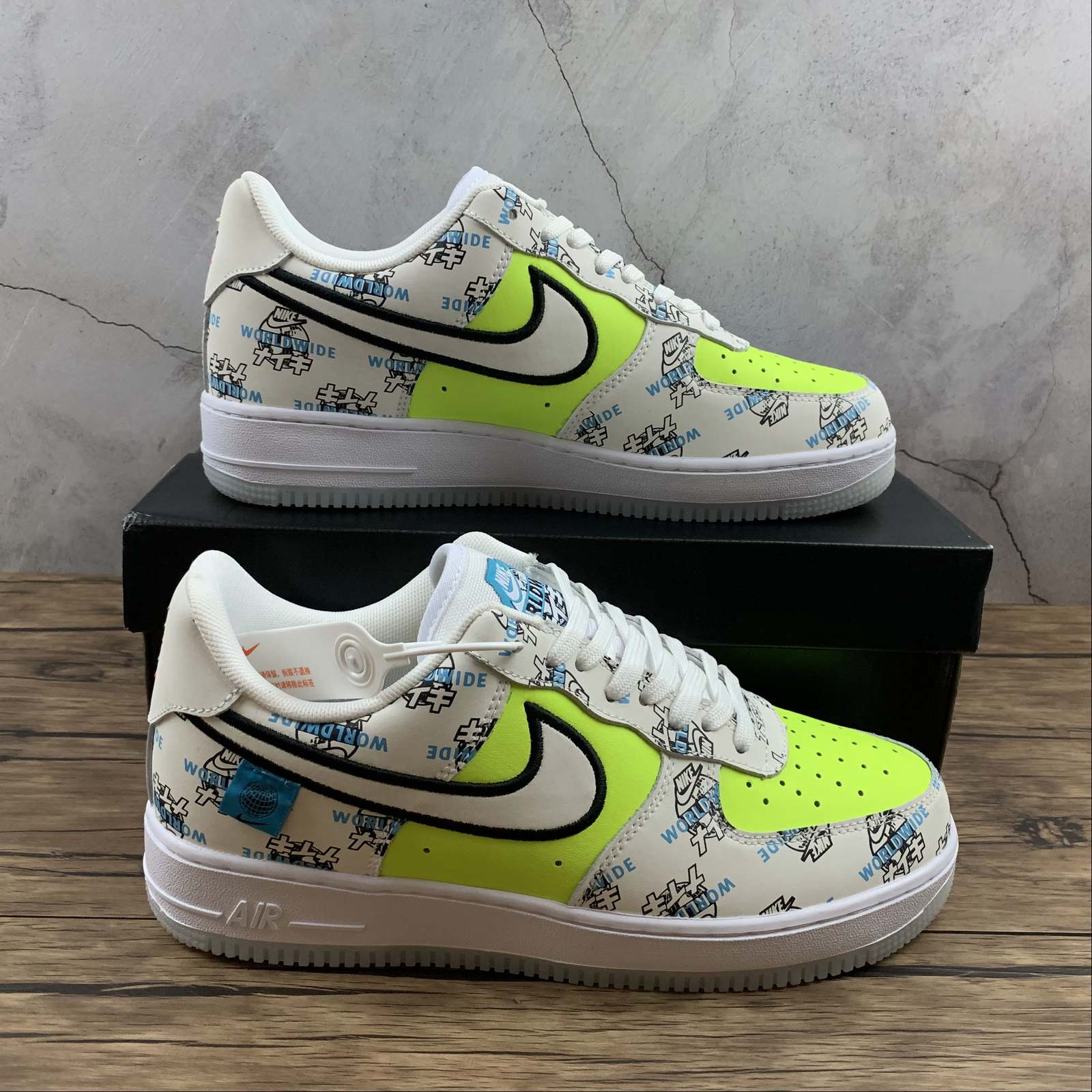 Réplica AIR FORCE 1 GREEN WORDWIDE Nike Sneaker