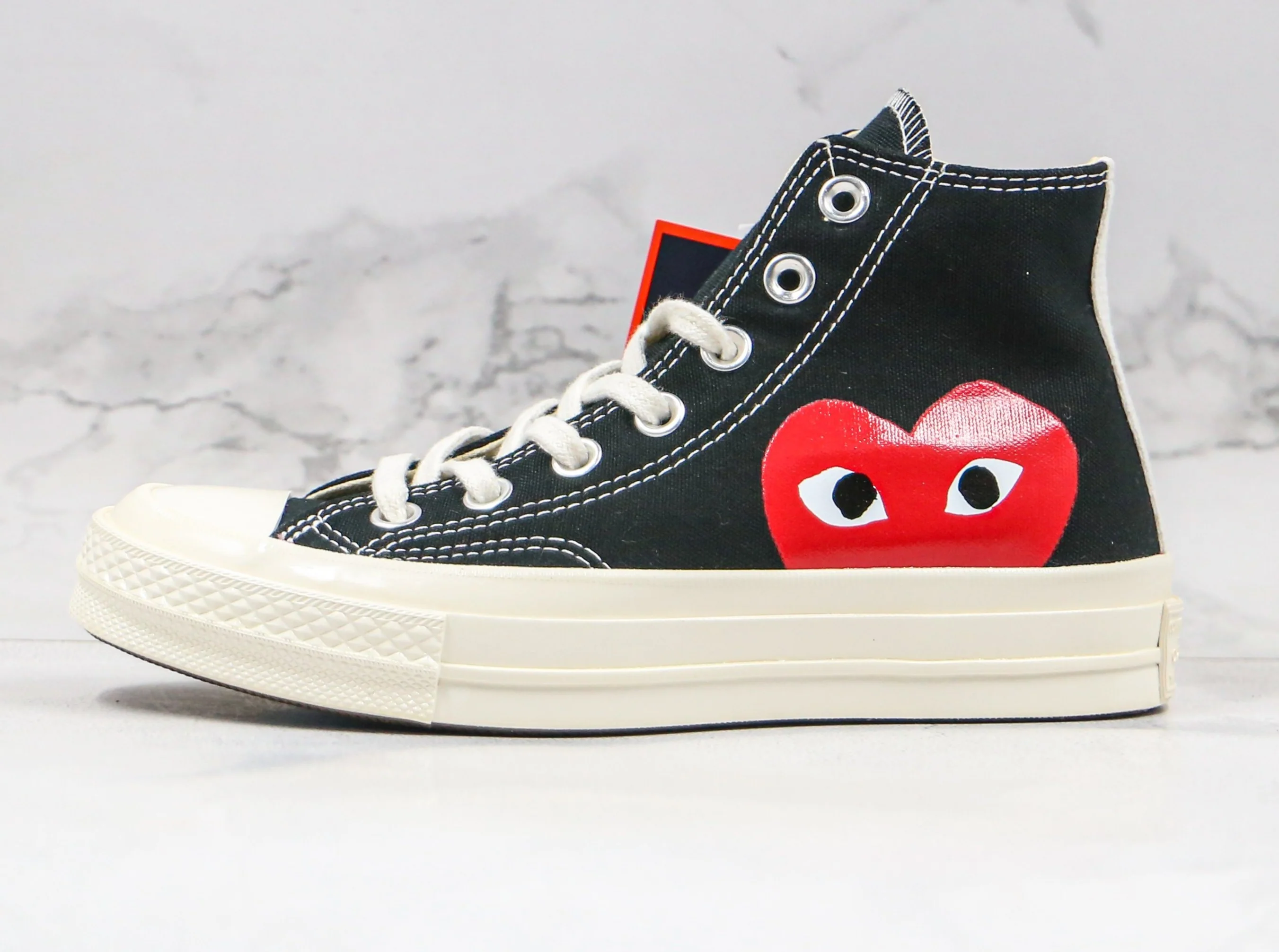 Réplica 1970s CDG Play Chuck Converse Shoes