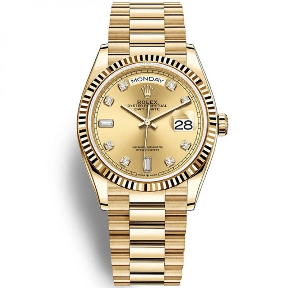 Rolex DAY-DATE Dial Automatic Men s Watch 128238