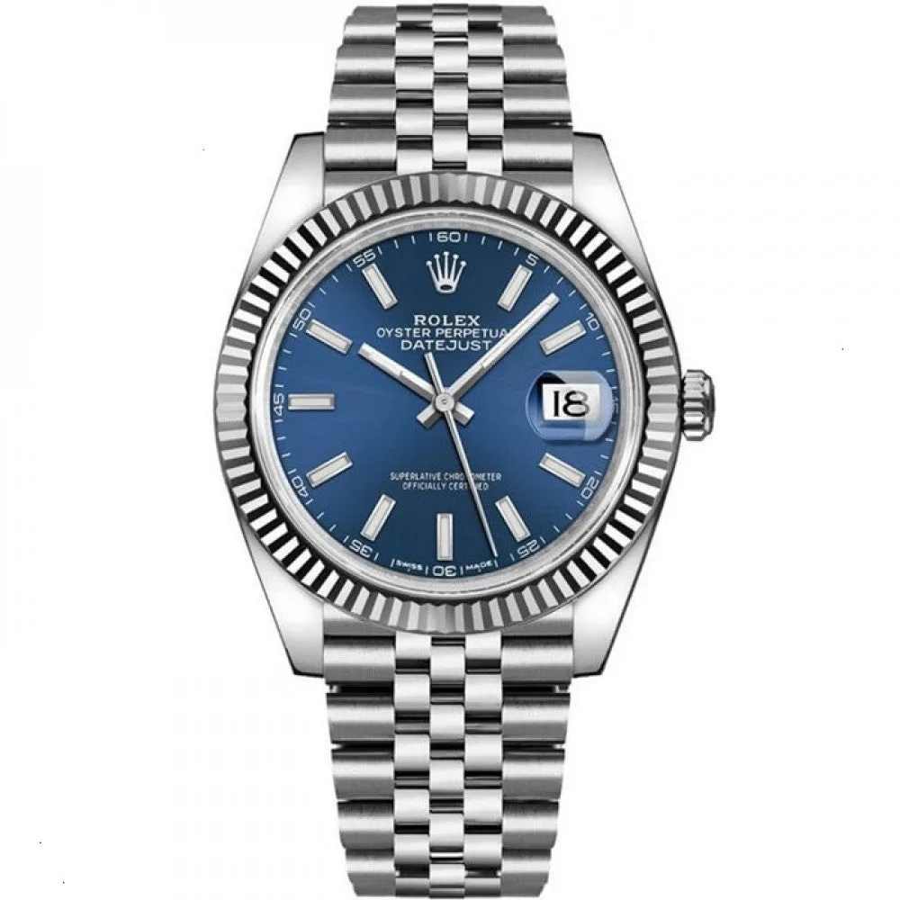 Rolex Datejust Blue Dial Automatic Men s Jubilee Watch 126334