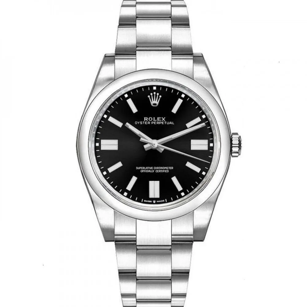 Rolex Oyster Perpetual 124300 Steel Black Index Dial