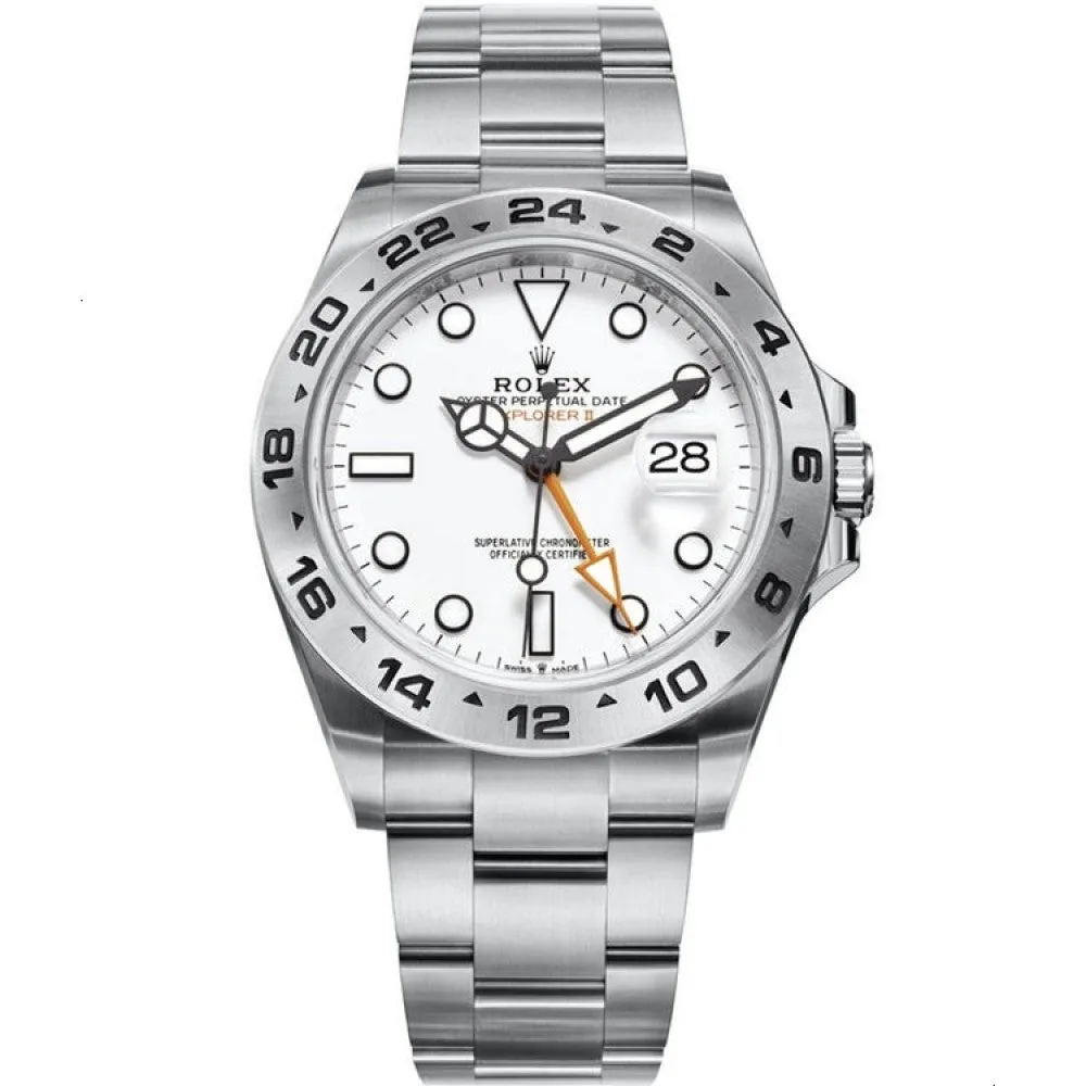 Rolex EXPLORER II WHITE Dial Automatic Men s Watch 226570