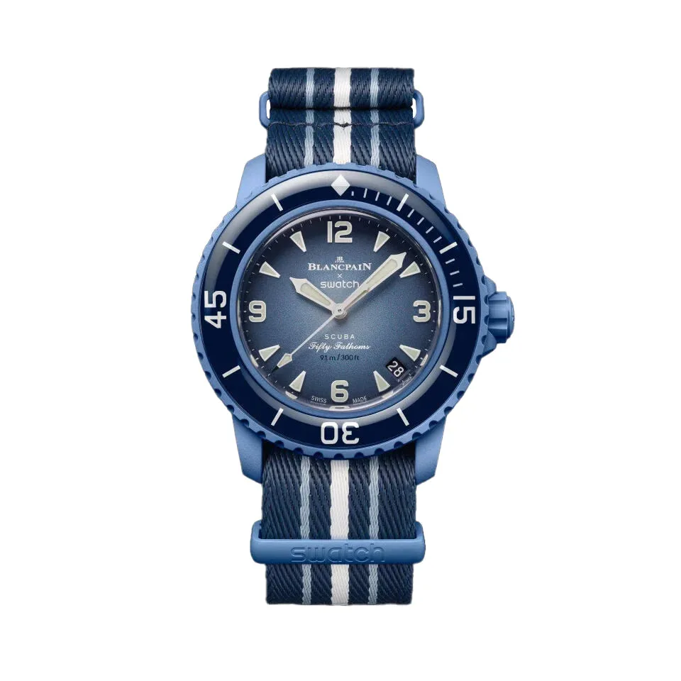 Blancpain X Swatch Scuba Fifty Fathoms Bioceramic ATLANTIC OCEAN