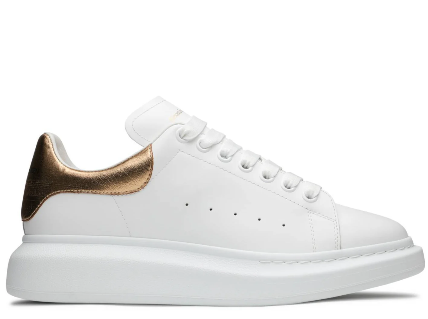Réplica MCQUEEN OVERSIZED SNEAKER WHITE GOLD