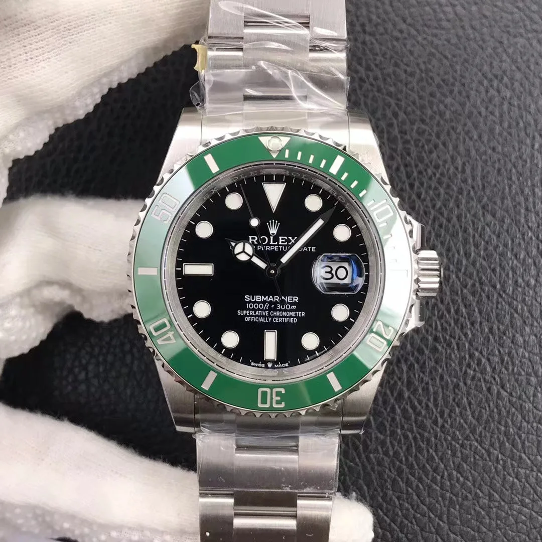 Rolex Submariner Date Green Bezel Automatic Men s Watch 126610LV
