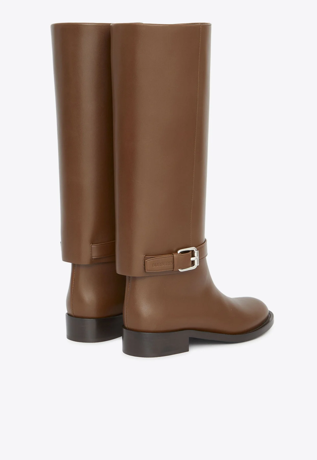Burberry Emmett Knee-High Leather Boots