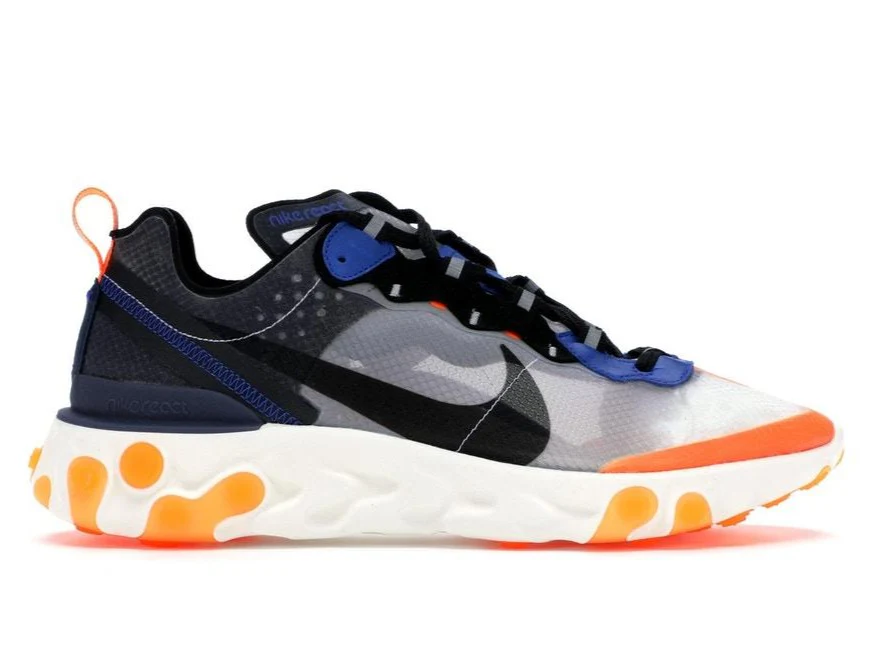 Réplica REACT ELEMENT 87 THUNDER BLUE/TOTAL ORANGE Nike Sneaker