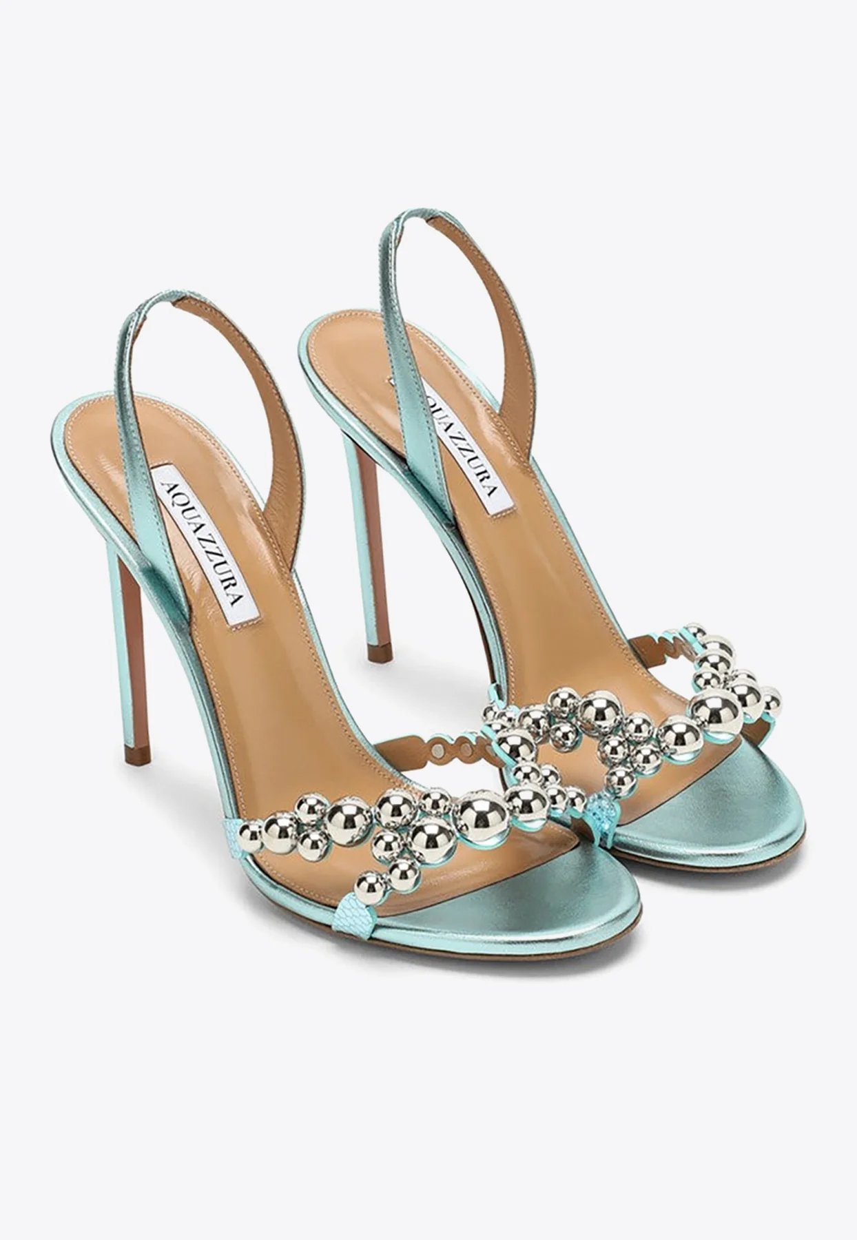 Aquazzura Bubbles 105 Slingback Sandals Women Shoes