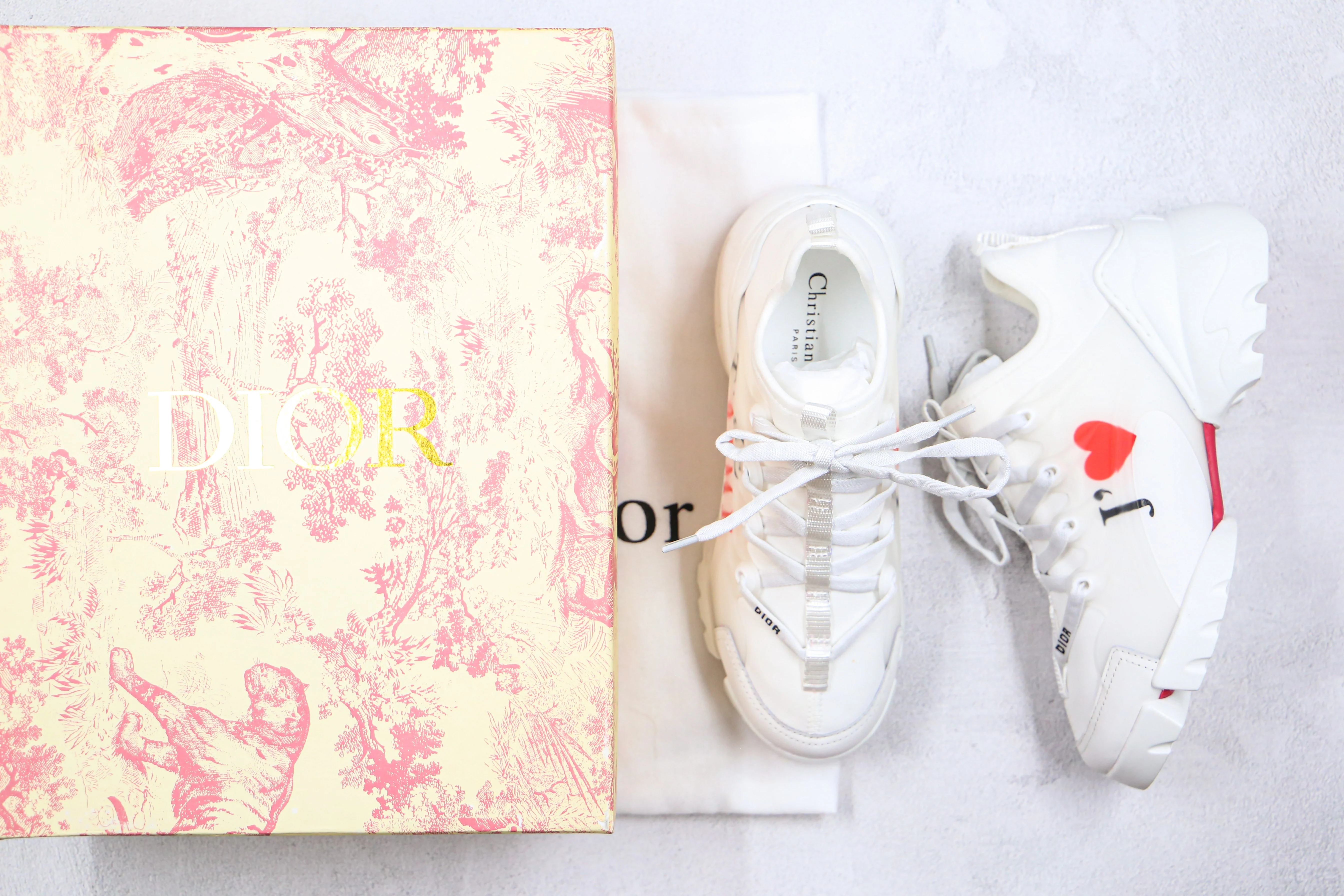 Réplica DIOR D CONNECT J'DIOR WHITE Sneaker