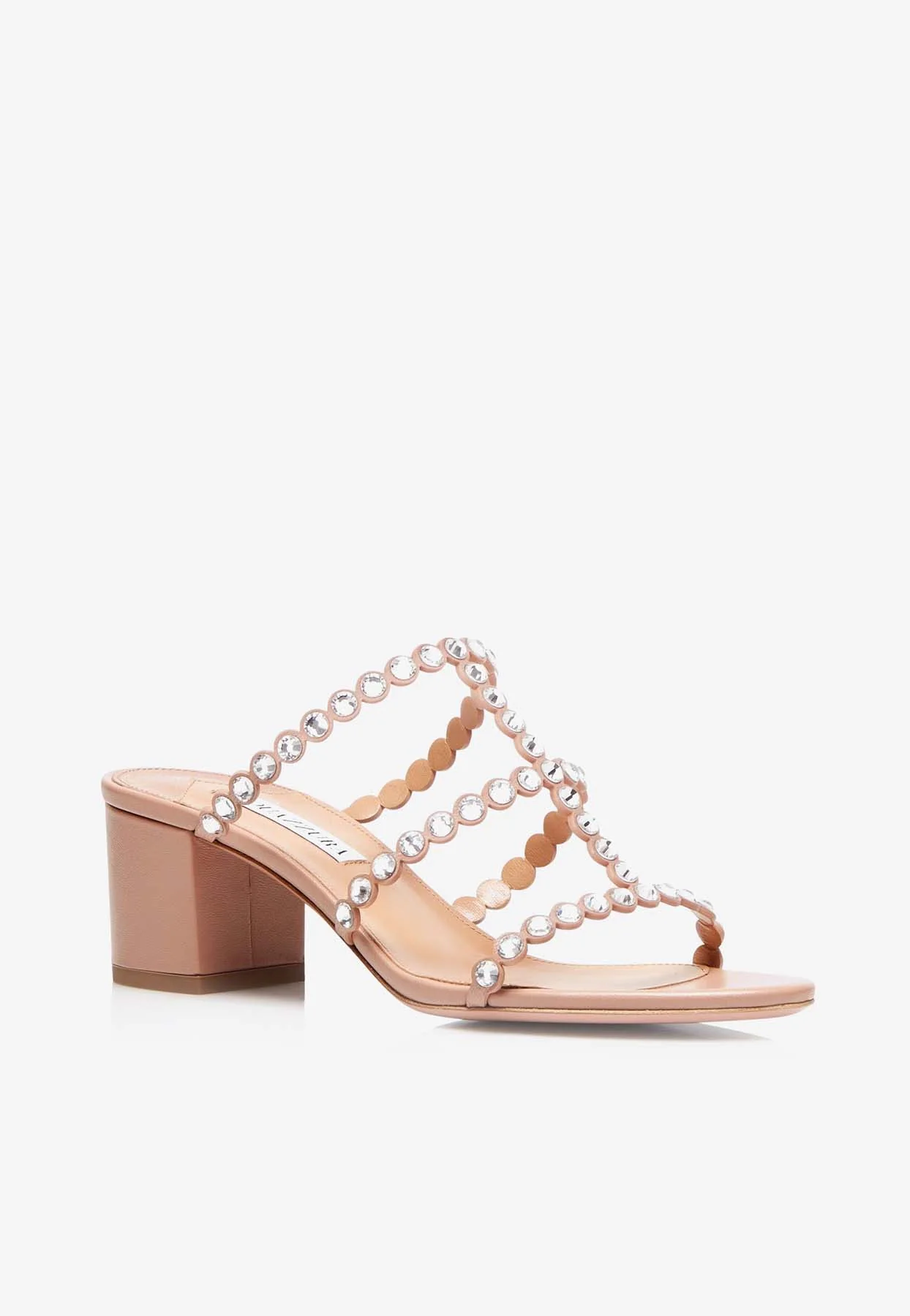 Aquazzura Tequila 50 Leather Sandals Women Shoes