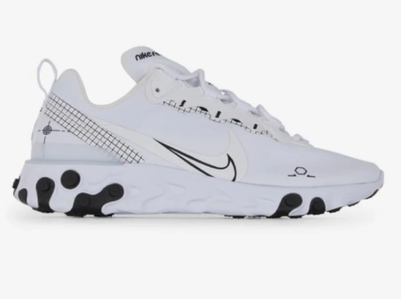 Réplica REACT ELEMENT 55 WHITE Nike Sneaker