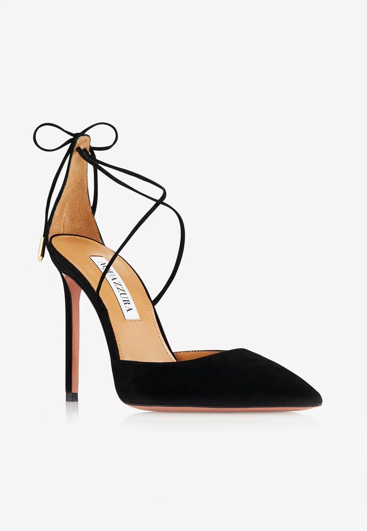 Aquazzura Cherry 105 Pumps in Suede Women Shoes