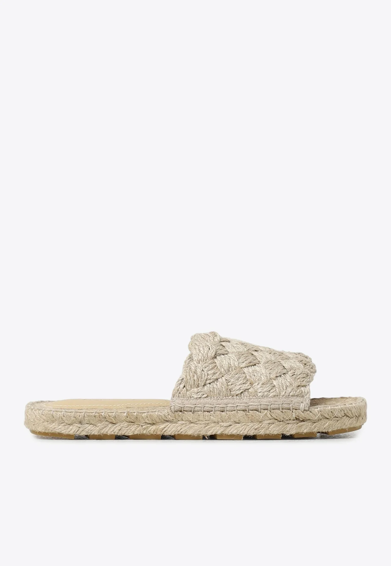Bottega Veneta Jacket Intreccio Jute Espadrille Slides