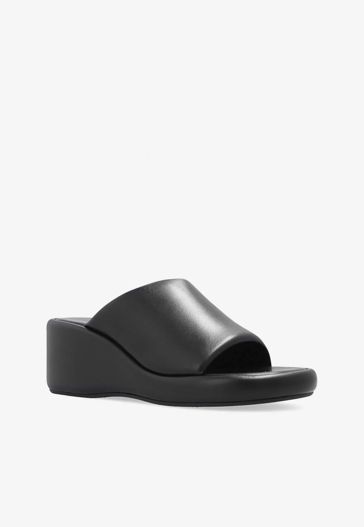 Balenciaga Rise 50 Nappa Leather Wedge Sandals