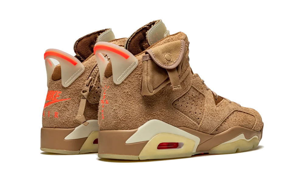 Réplica Air Jordan 6 Retro Travis Scott 'British Khaki' Sneaker