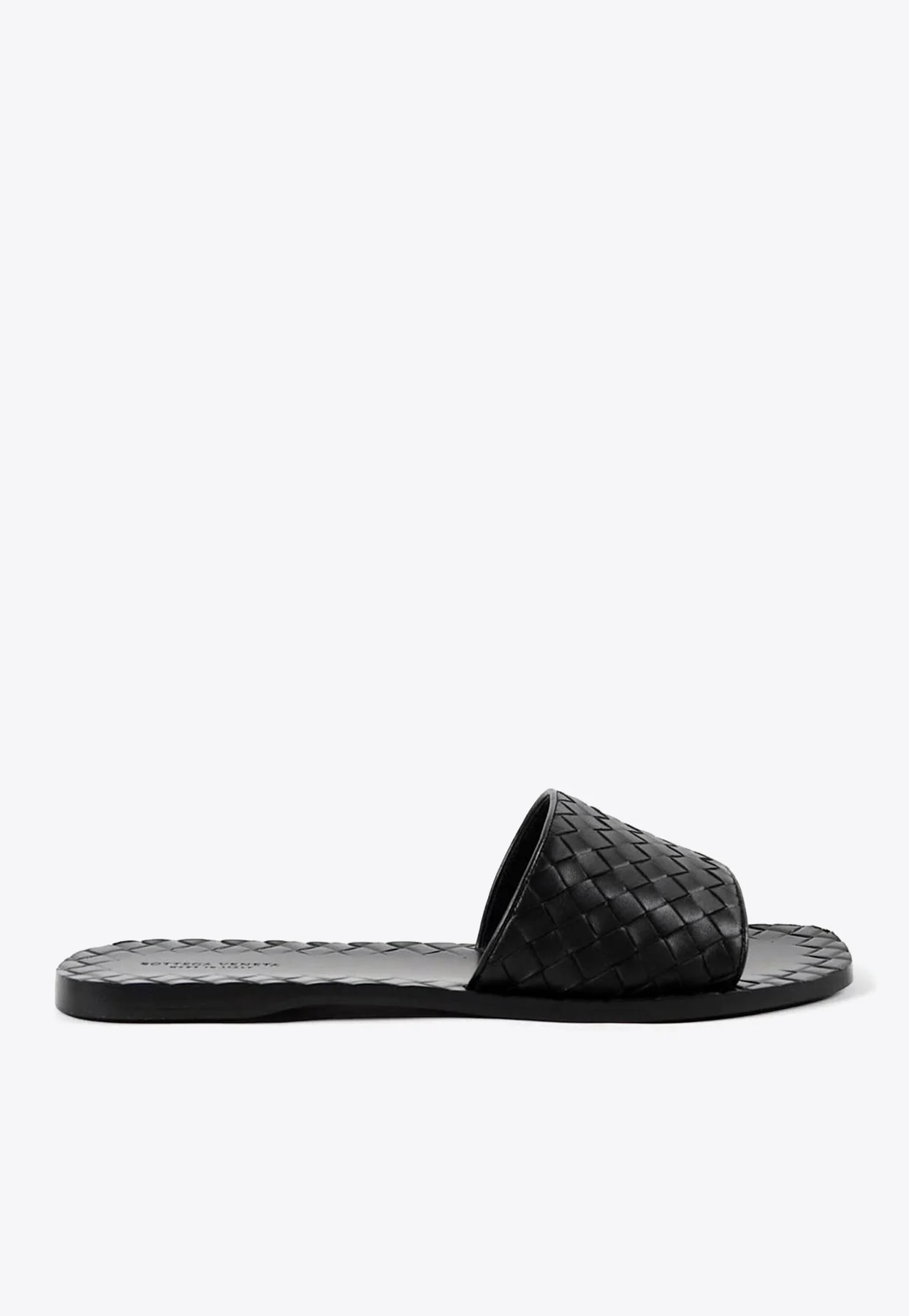 Bottega Veneta Intrecciato Leather Flat Sandals
