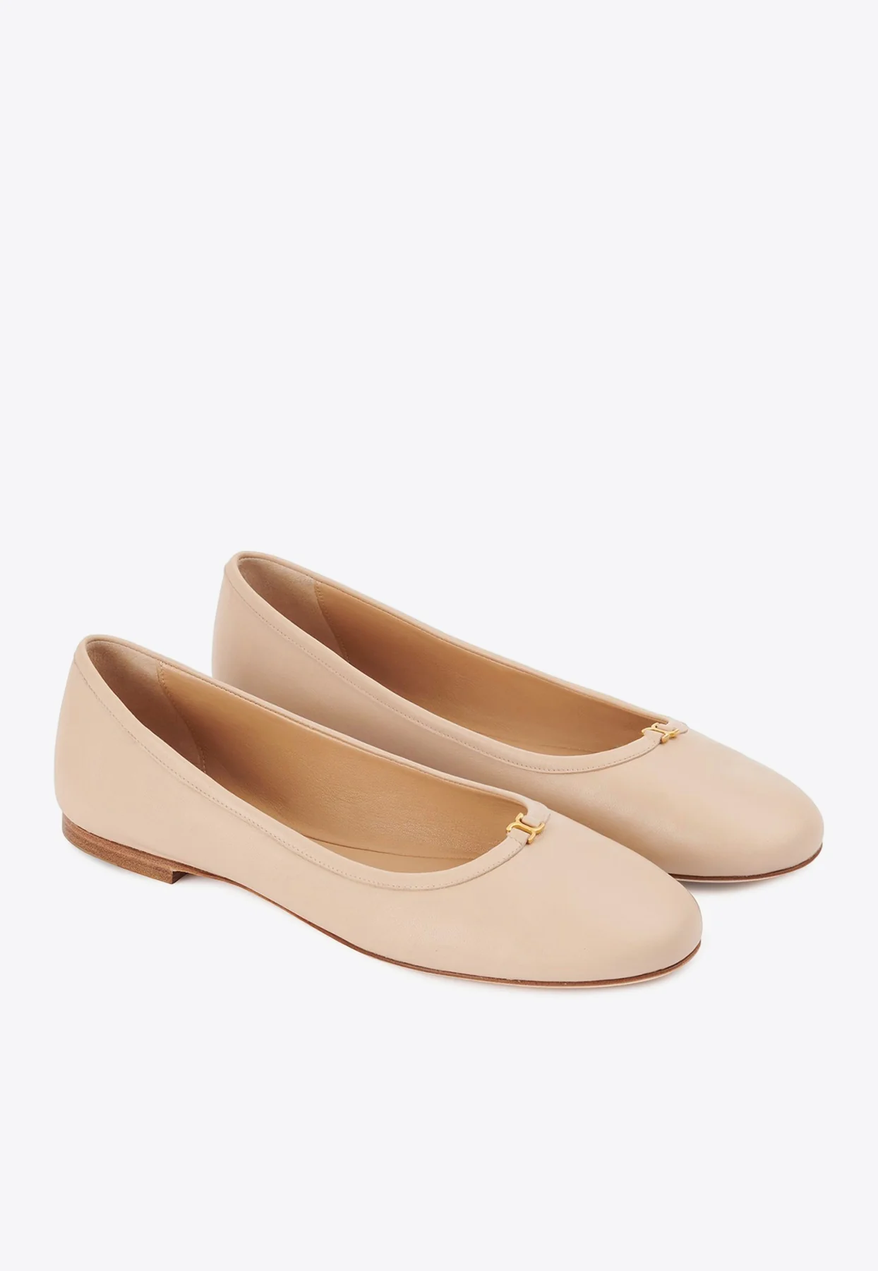 Chloe Marcie Leather Ballet Flats