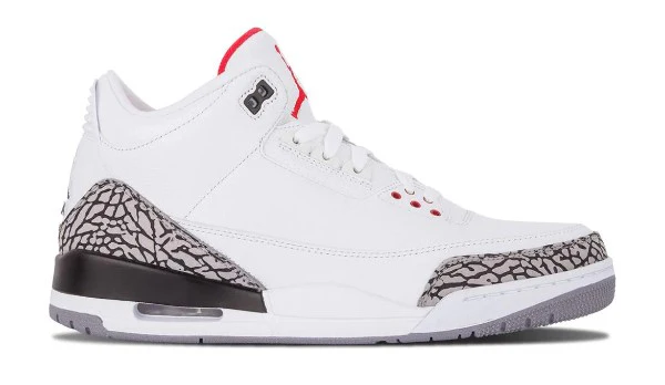 Réplica AIR JORDAN 3 ELEPHANT PRINT WHITE Sneaker