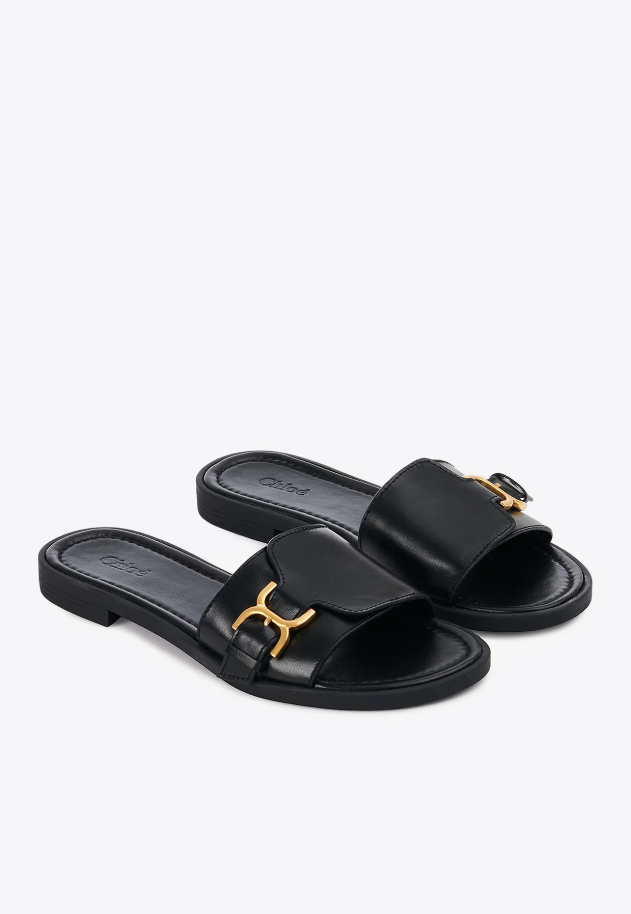 Chloe Marcie Leather Slides