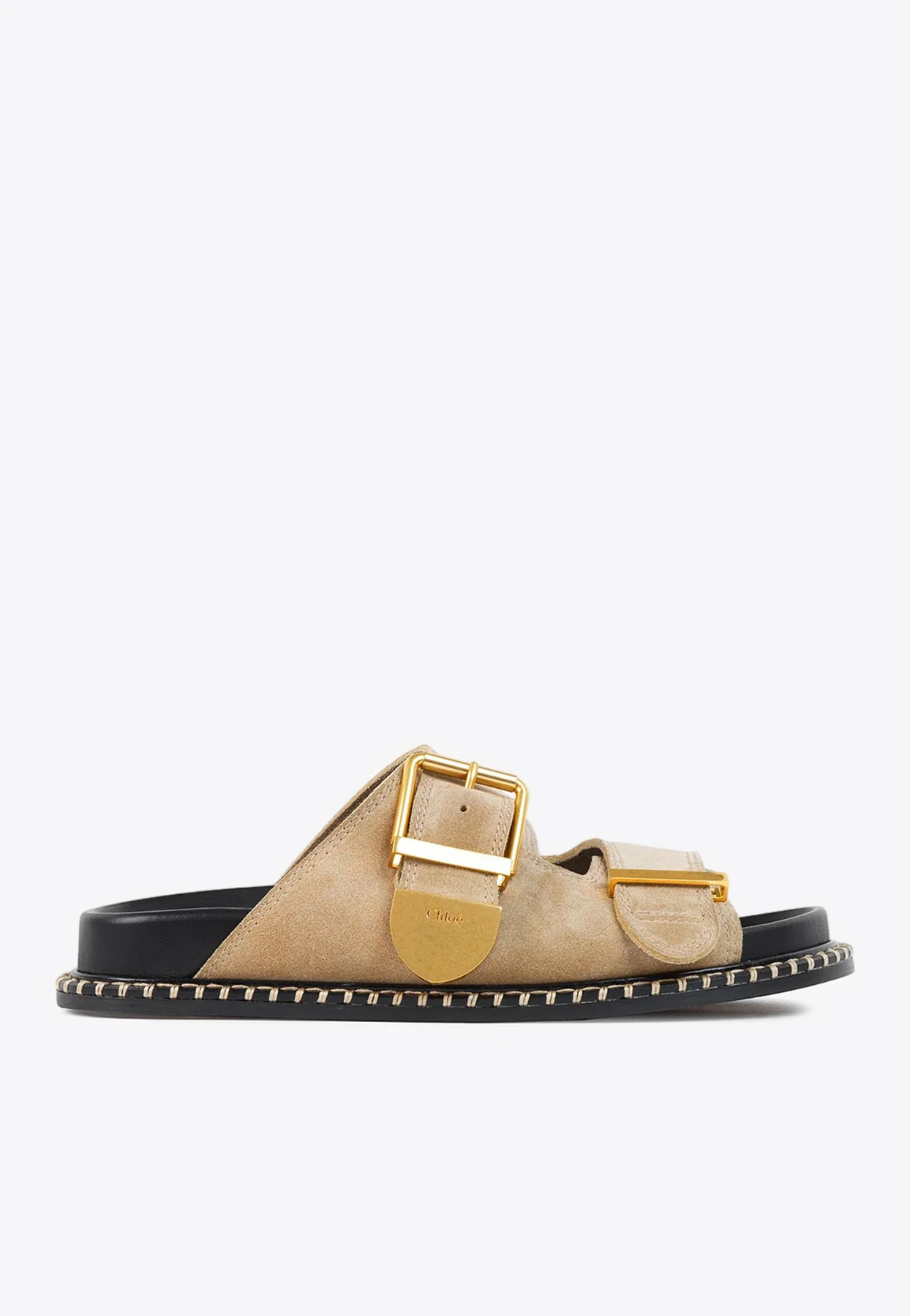 Chloe Rebecca Suede Slides