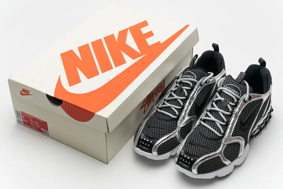 Réplica AIR ZOOM SPIRIDON CAGE 2 STUSSY PLATINIUM Nike Sneaker