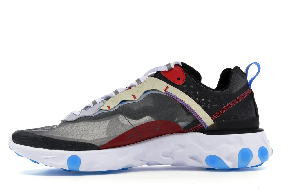 Réplica REACT ELEMENT 87 DARK GREY PHOTO BLUE Nike Sneaker