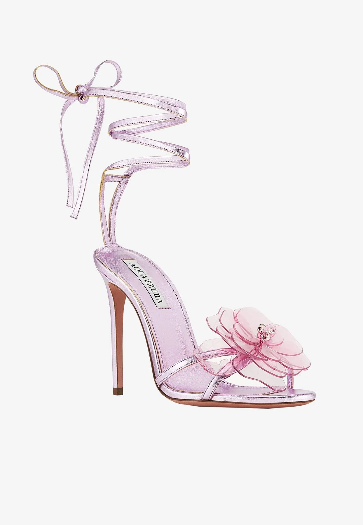 Aquazzura Zsa Zsa 105 Leather Sandals Women Shoes