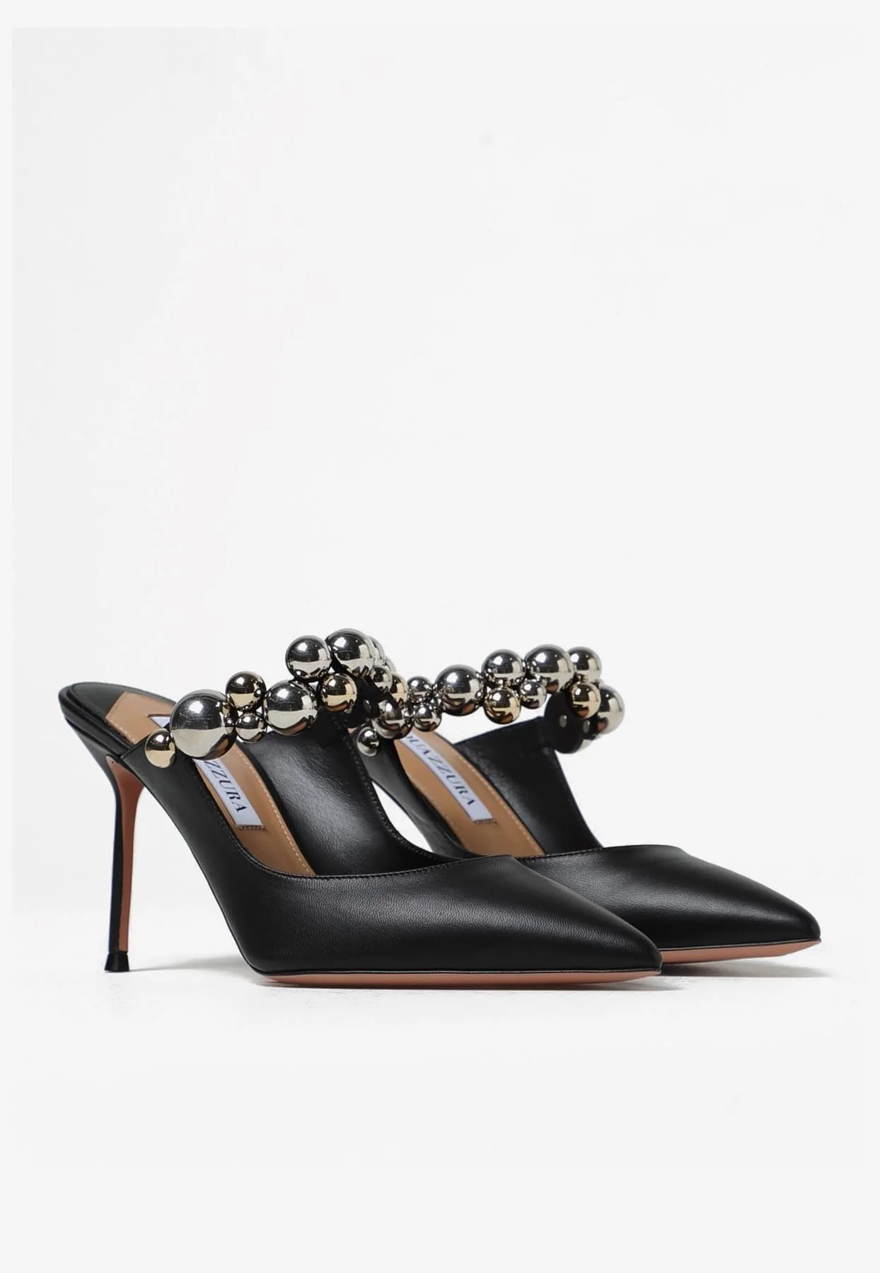 Aquazzura Bubbles 85 Pointed-Toe Mules Women Shoes