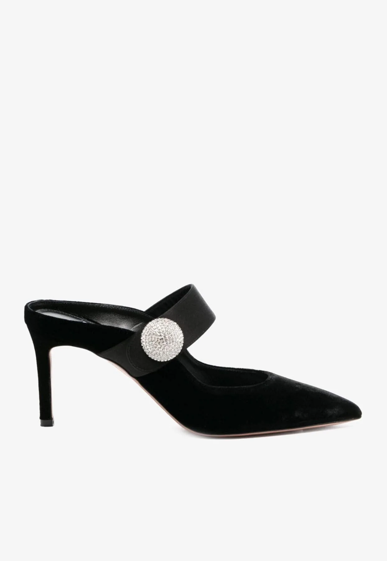 Aquazzura Macaron 75 Velvet Mules Women Shoes