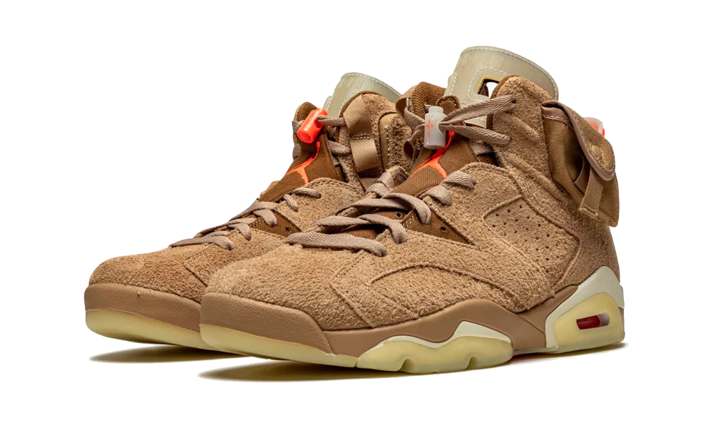 Réplica Air Jordan 6 Retro Travis Scott 'British Khaki' Sneaker