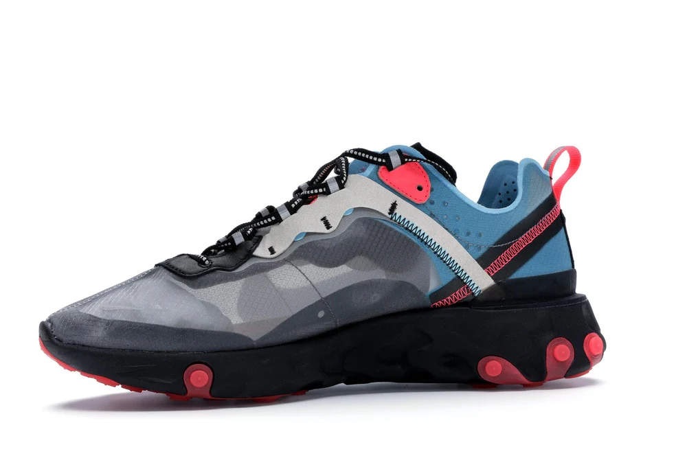 Réplica REACT ELEMENT 87 BLUE CHILL SOLAR RED Nike Sneaker