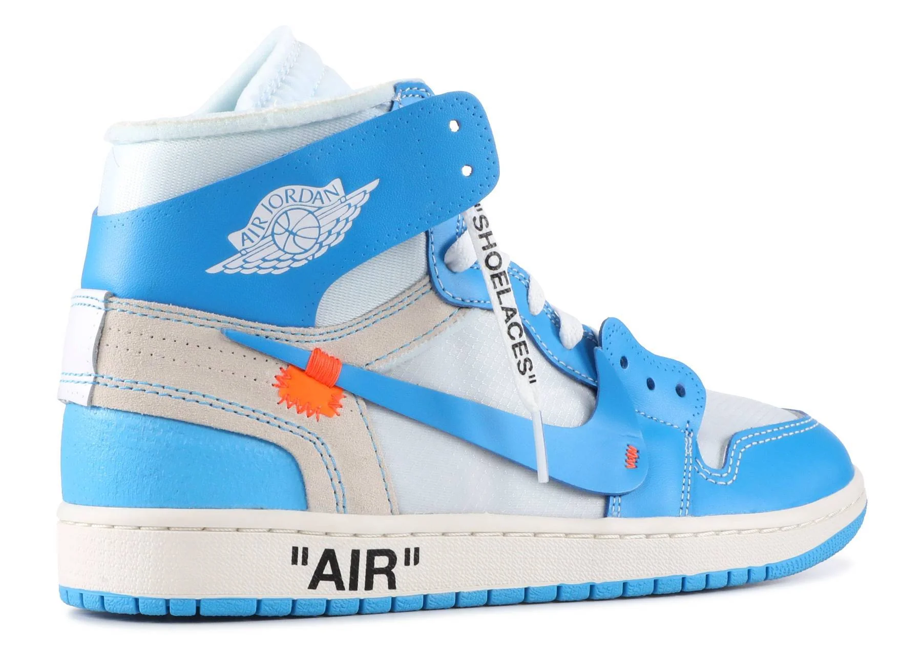 Réplica AIR JORDAN 1 X OFF-WHITE NRG OFF WHITE UNC Nike Sneaker