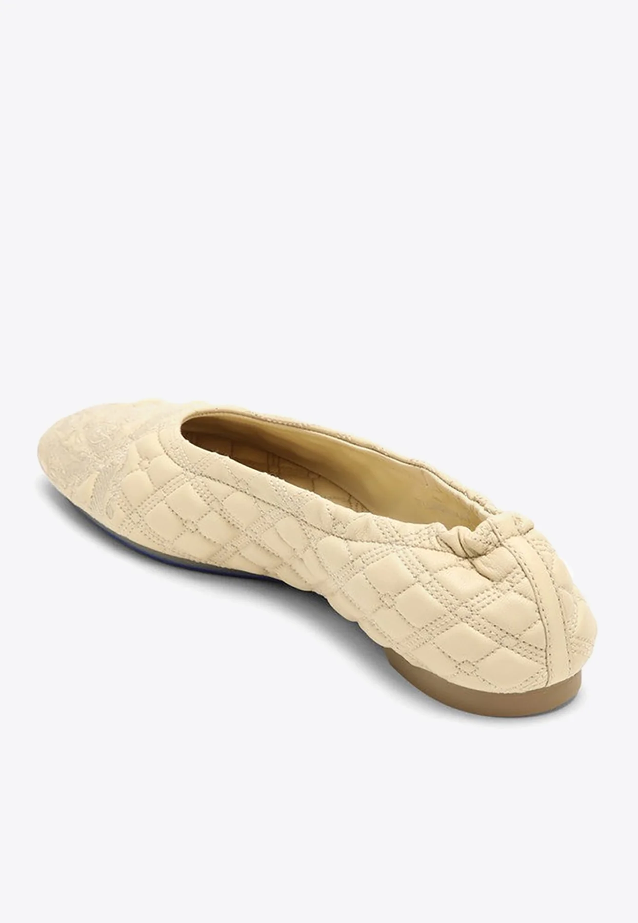 Burberry Sadler Quilted Leather Ballerina Flats