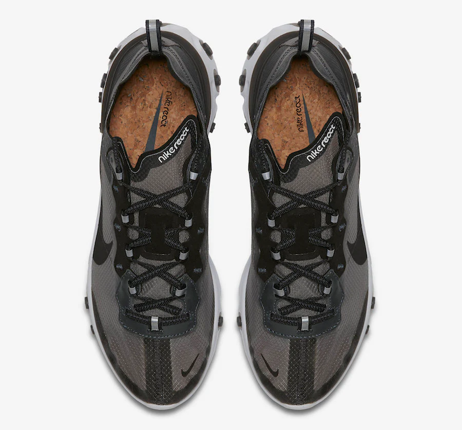 Réplica REACT ELEMENT 87 ANTHRACITE BLACK Nike Sneaker