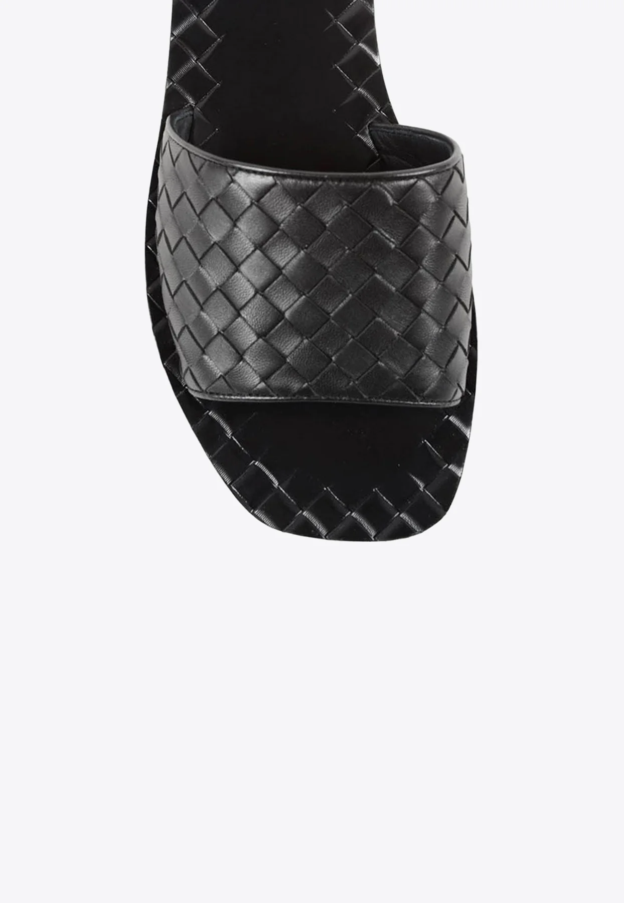 Bottega Veneta Intrecciato Leather Flat Sandals